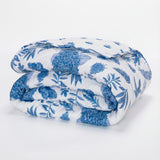 Kit Cama Posta 10 Peças Essência Casal Azure Toque de Pêssego Enxoval Completo