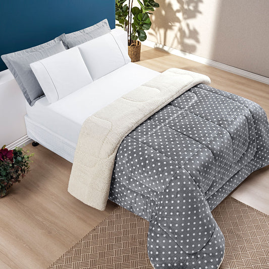 Coberdrom King Petit Poá: Aconchego Máximo para Noites Frias - Vianelli