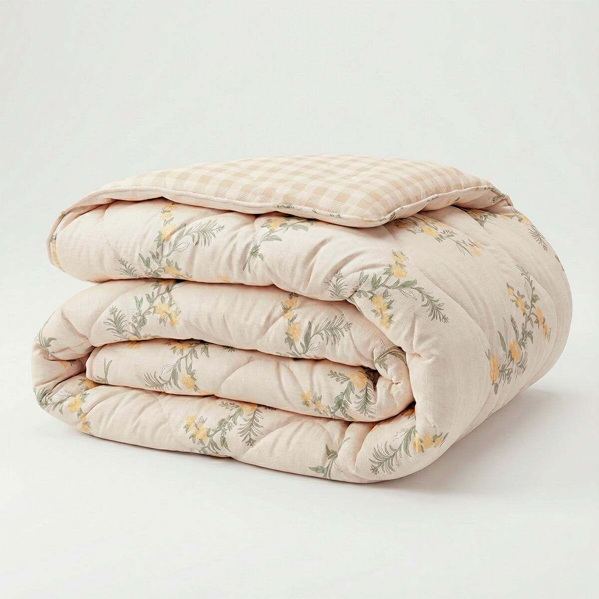 Kit Cama Posta 10 Peças Essência Casal Flor de Areia Toque de Pêssego Enxoval Completo