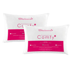 Kit 2 Travesseiros Comfy O Conforto Ideal para Suas Noites de Sono