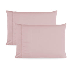 Par de Fronhas Emilly com Acabamento em Ponto Palito Cores Vivas