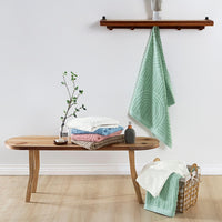 Toalha de Banho Dunna 1 Peça: Maciez de fio Penteado e Desenho Jacquard